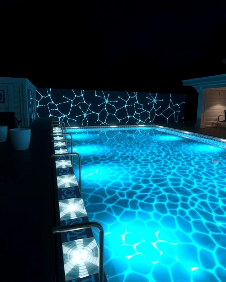 Fiber Optic Pool Lighting - 25 Pool Lighting Ideas