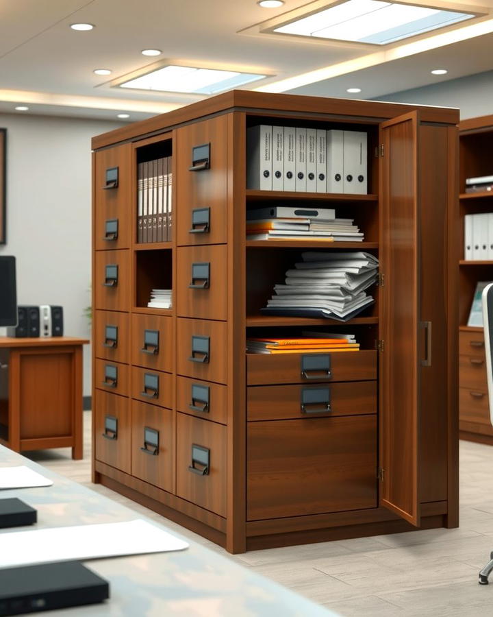 Filing Cabinets with Lockable Drawers - 25 Office Storage Ideas