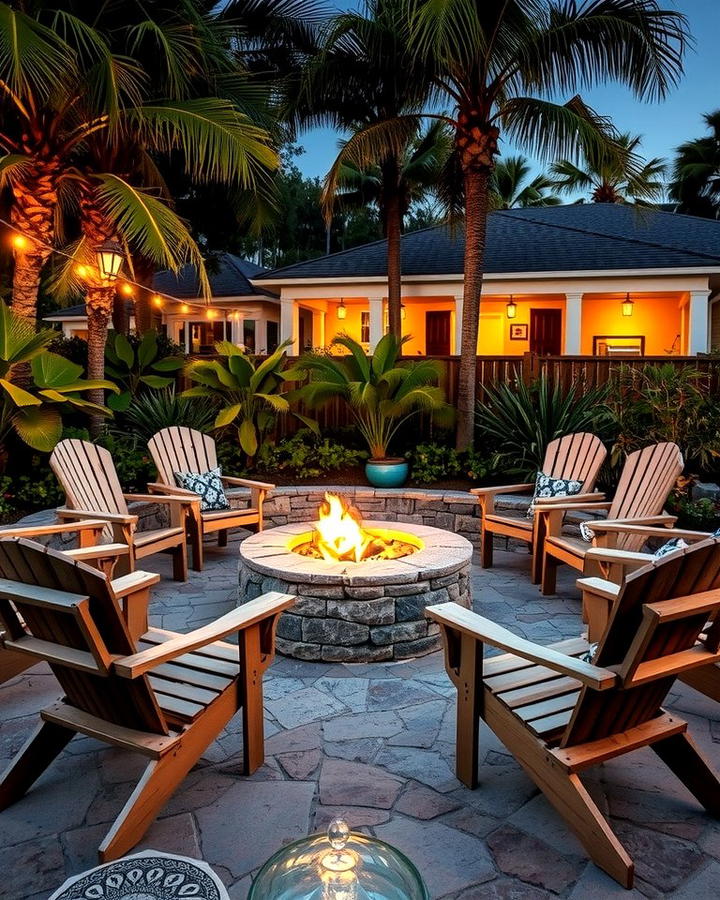 Fire Pit Area - 30 Florida Backyard Ideas