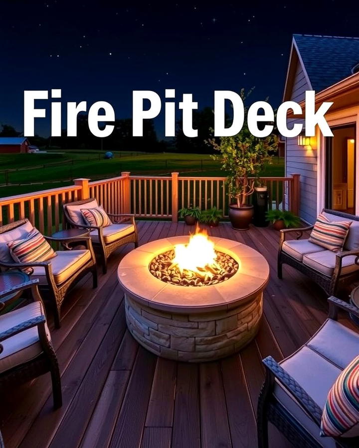 Fire Pit Decks - 25 Wood Deck Ideas