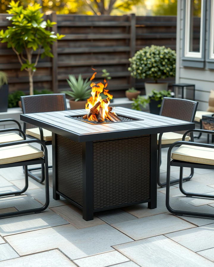 Firepit Dining Table Combo - 25 Patio Ideas With Firepit