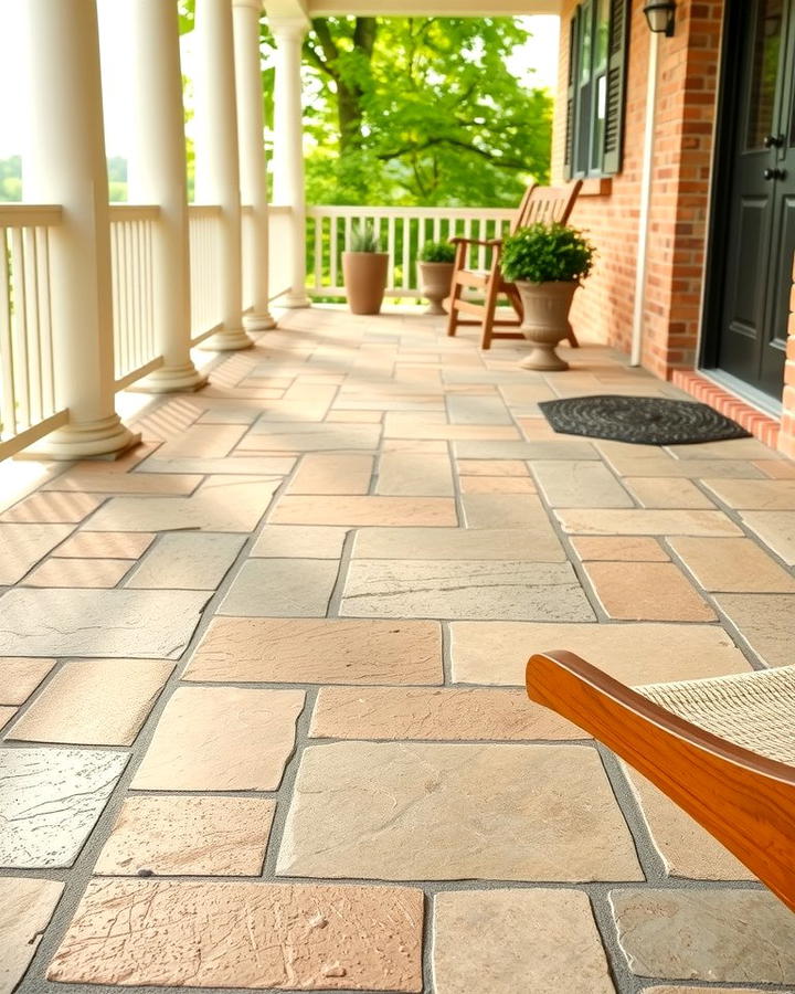 Flagstone Flooring - 25 Porch Flooring Options