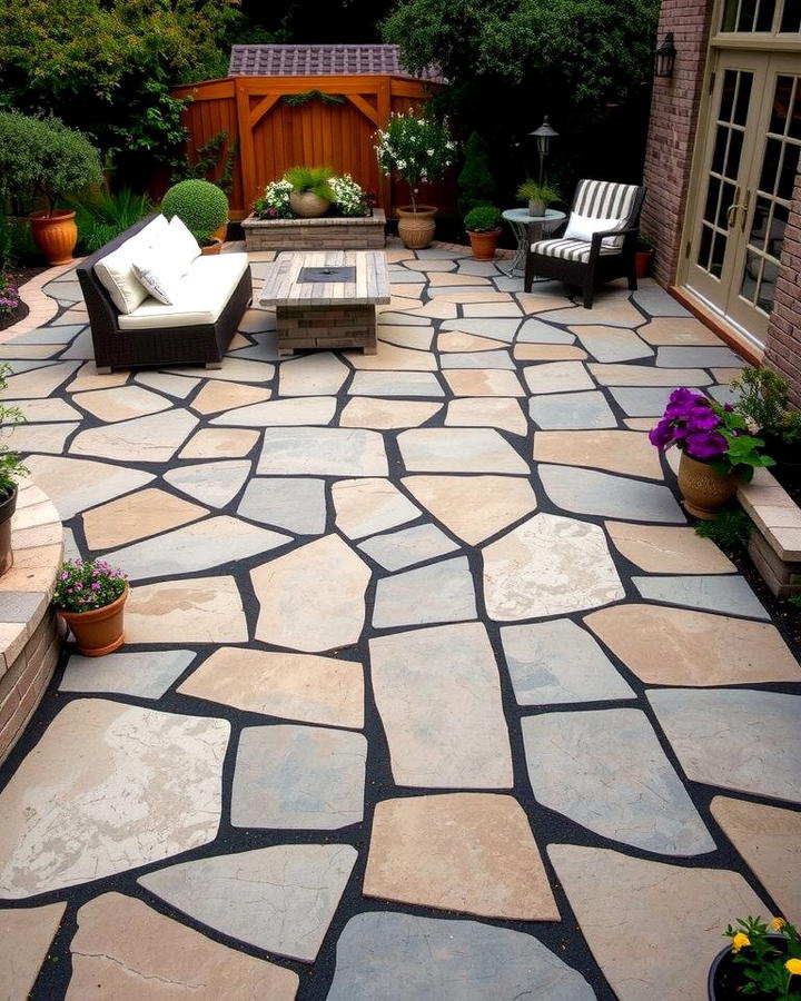 Flagstone Versatility - 25 Stone Patio Ideas