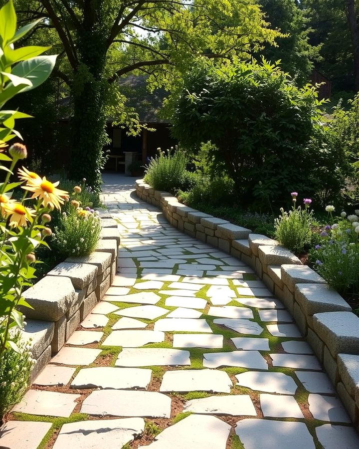 Flagstone Walkways - 25 Paver Walkway Ideas