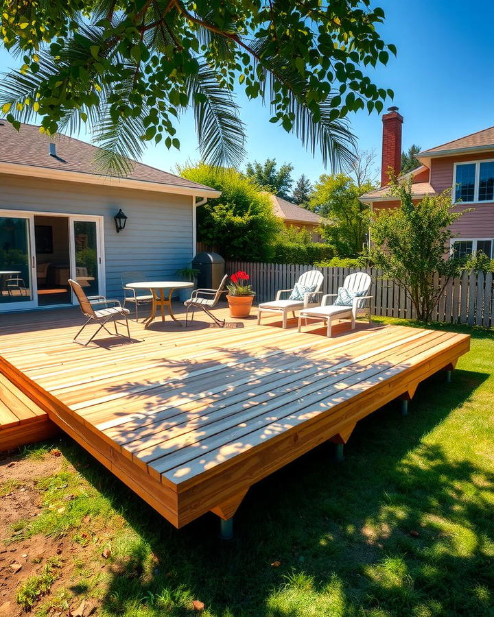 Floating Deck - 25 Mobile Home Deck Ideas