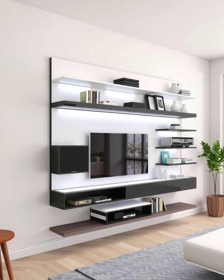 Floating Entertainment Center - 25 Tv Stand Ideas