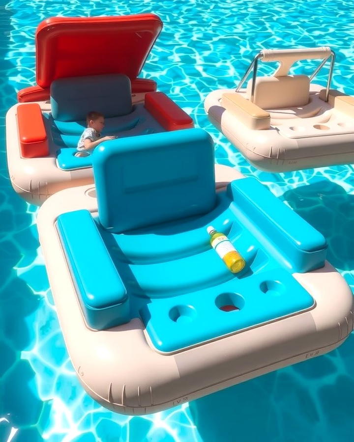 Floating Pool Chairs - 25 Pool Furniture Ideas