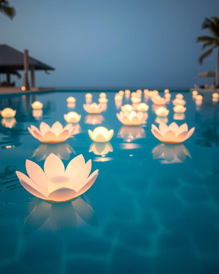 Floating Pool Lights - 25 Pool Lighting Ideas