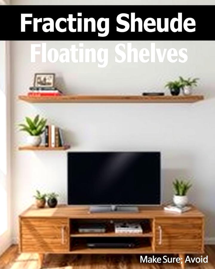 Floating Shelves - 25 Tv Console Decor Ideas