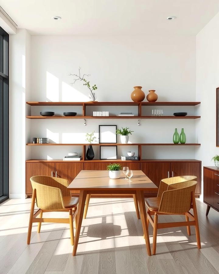 Floating Shelves - 30 Dining Room Storage Ideas