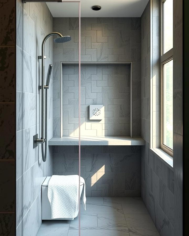 Floating Shower Niche for a Unique Aesthetic - 25 Shower Niche Ideas