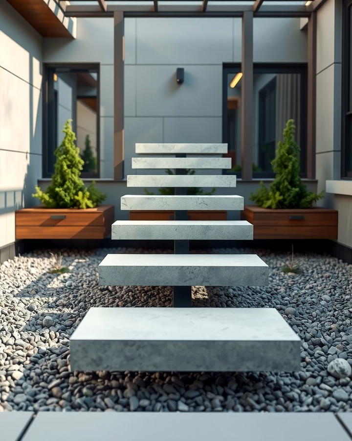 Floating Steps - 25 Patio Steps Ideas