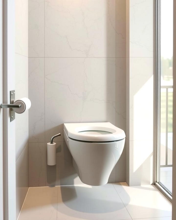 Floating Toilet Design - 25 Small Ensuite Design Ideas