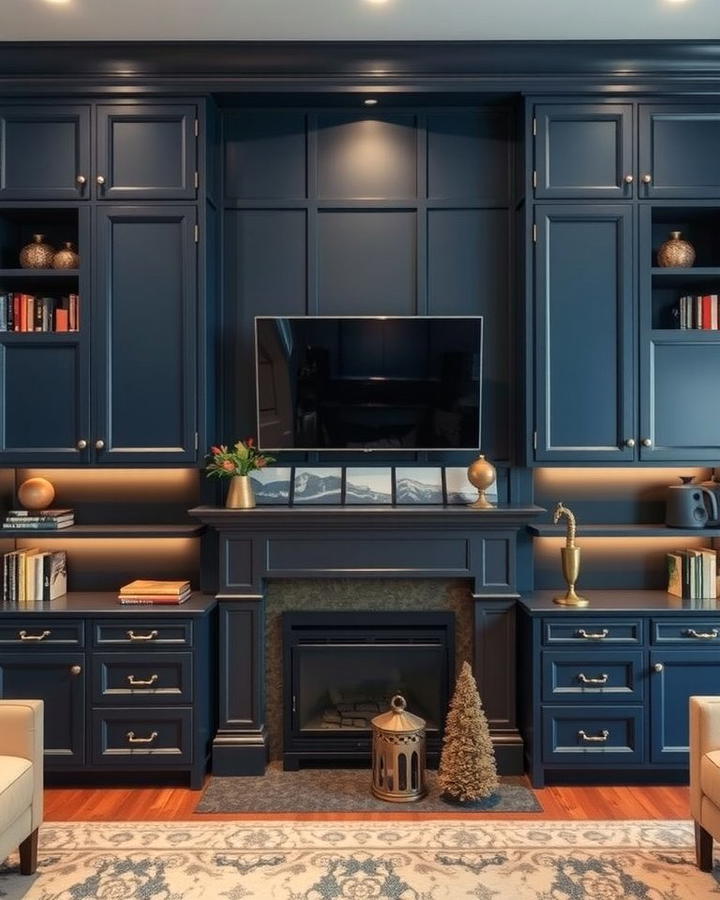 Floor to Ceiling Cabinetry 2 - 30 Fireplace Built-in Ideas