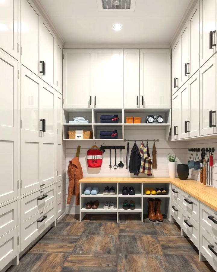 Floor to Ceiling Cabinets - 30 Tack Room Ideas