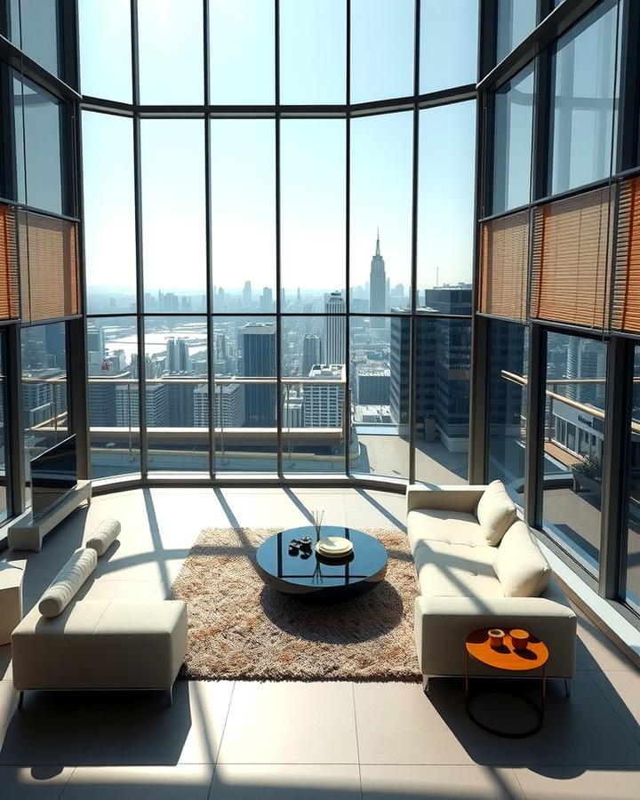 Floor to Ceiling Windows - 25 Penthouse Design Ideas