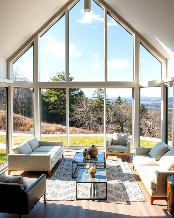 Floor to Ceiling Windows - 25 Three Season Porch Ideas