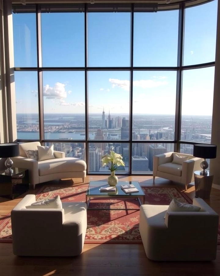 Floor to Ceiling Windows for Panoramic Views - 25 Penthouse Design Ideas