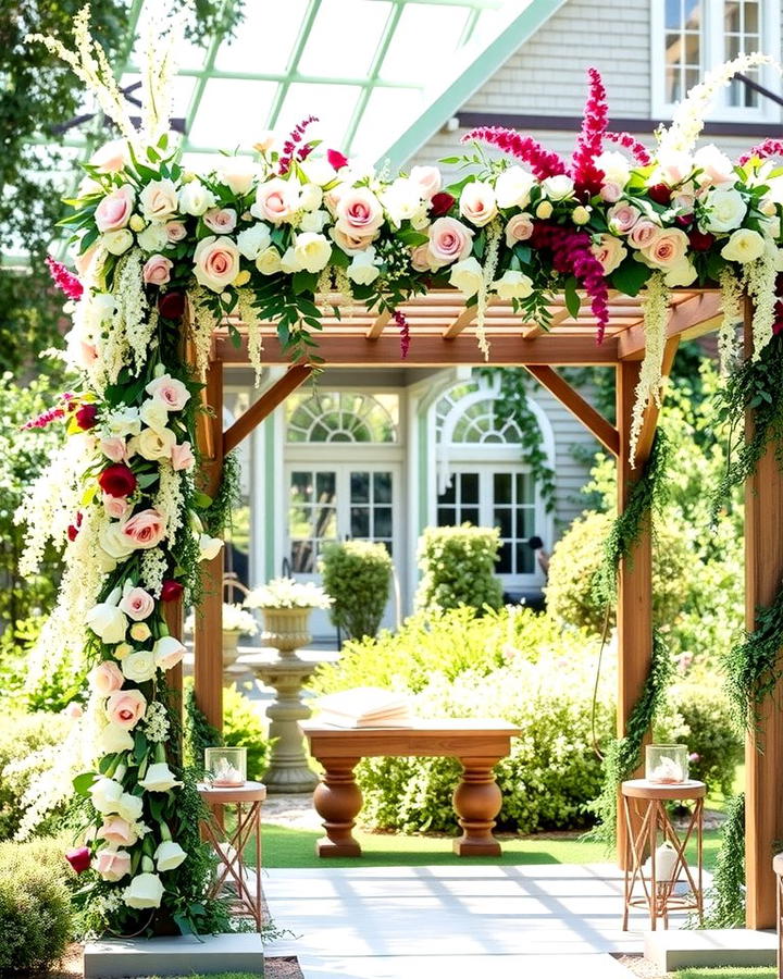 Floral Chuppah - 30 Wedding Altar Ideas