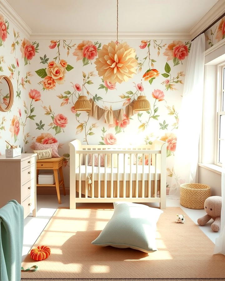 Floral Fantasy Nursery - 25 Whimsical Nursery Ideas