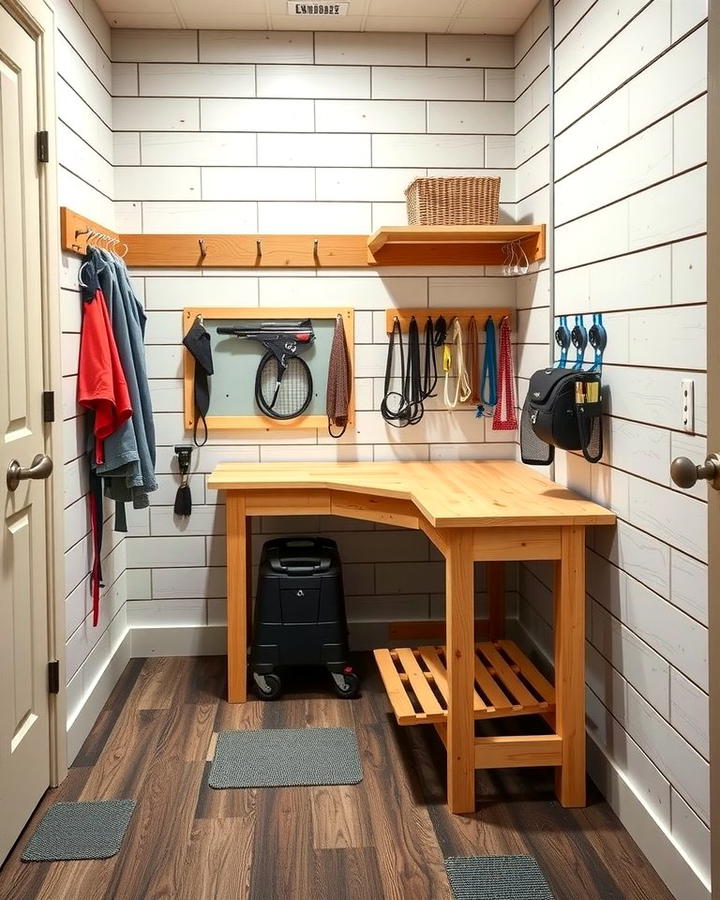 Fold Down Workbench - 30 Tack Room Ideas