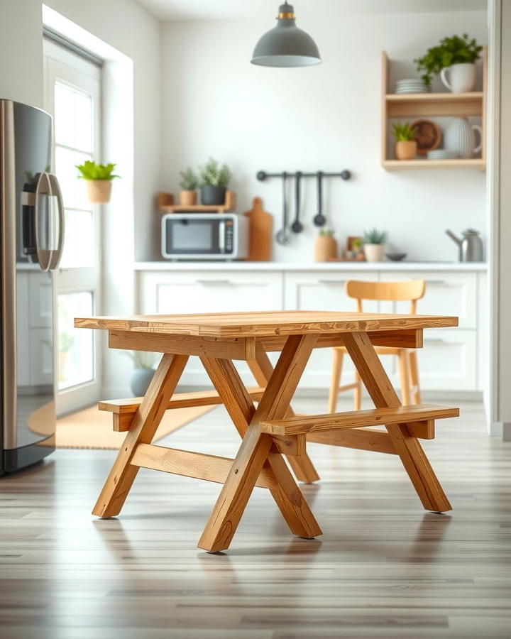 Folding Picnic Table - 25 Small Kitchen Table Ideas