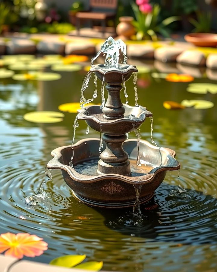 Fountains for Aeration - 25 Pond Landscaping Ideas