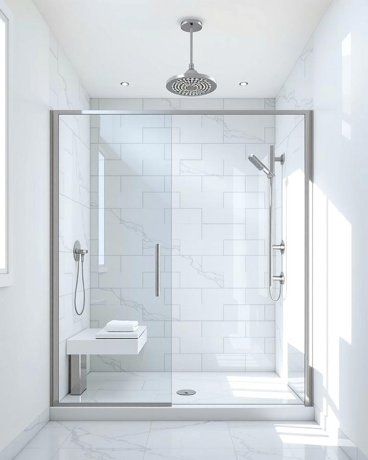 Frameless Glass Shower Enclosures - 25 Spa Like Bathroom Ideas