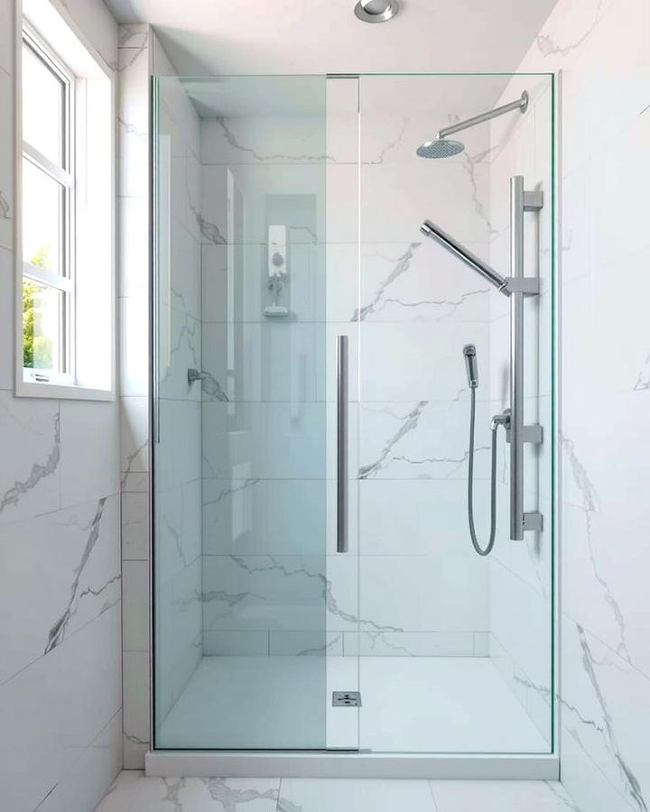 Frameless Glass Shower Niche - 25 Shower Niche Ideas