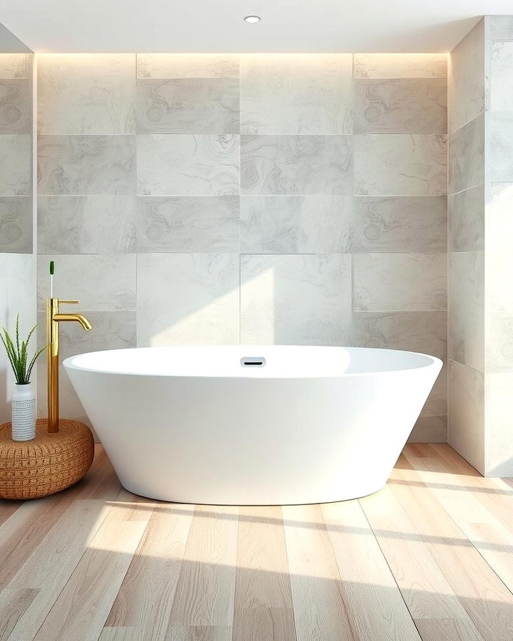 Freestanding Bathtubs - 25 Scandinavian Bathroom Ideas