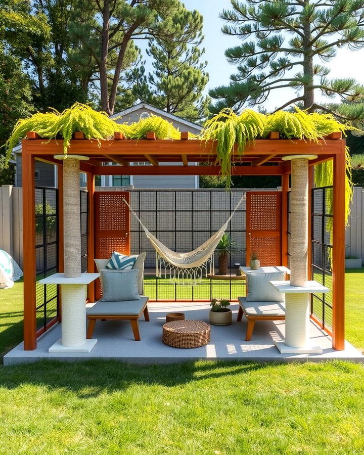 Freestanding Oasis Catio - 25 Outdoor Catio Ideas