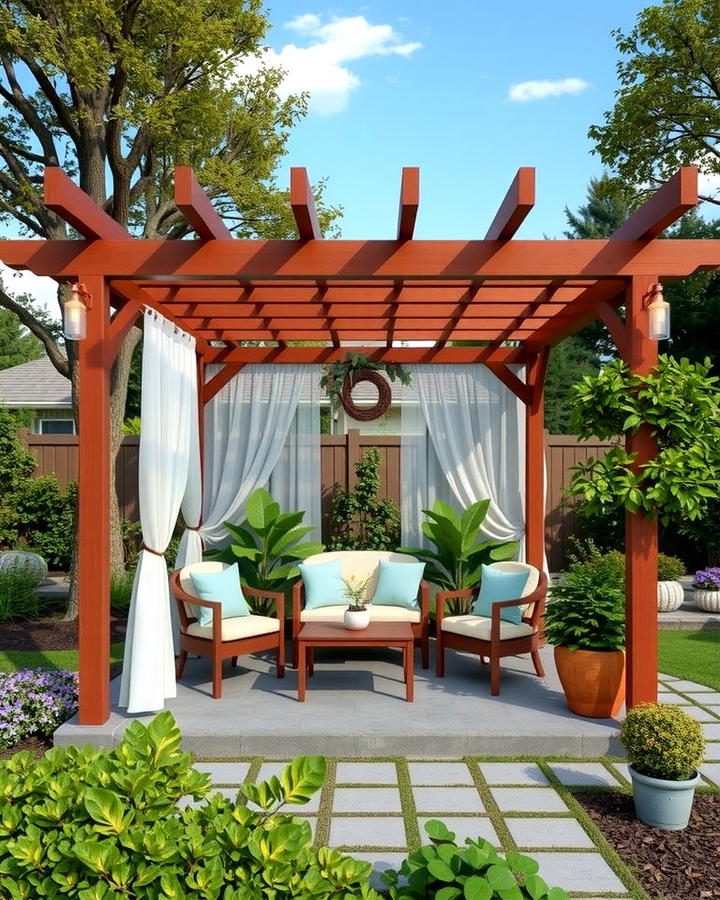 Freestanding Pergola - 25 Patio Pergola Ideas