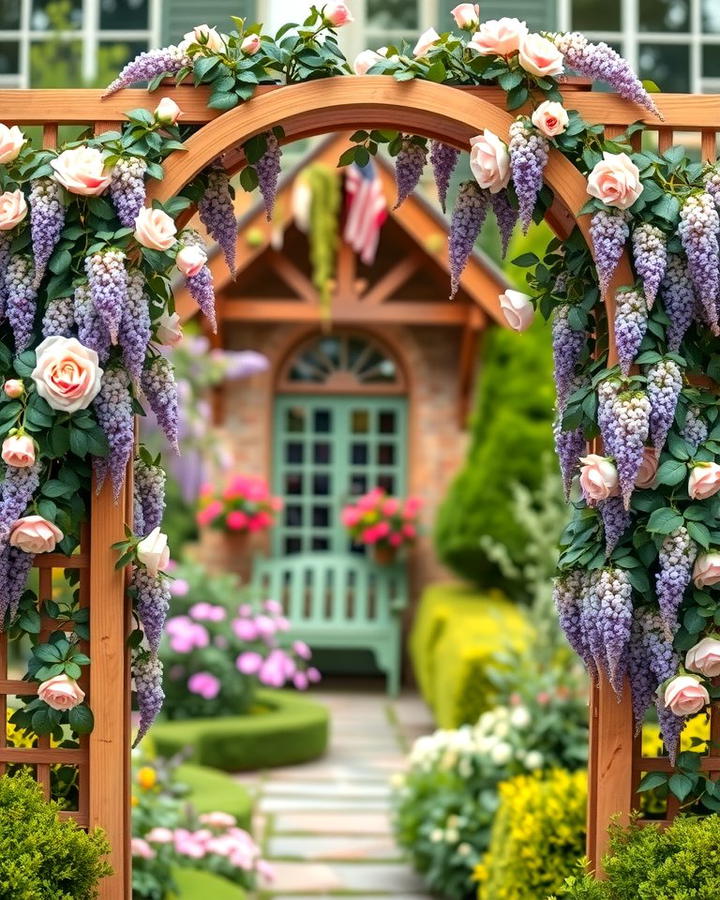 Freestanding Trellis Arch - 25 Trellis Ideas