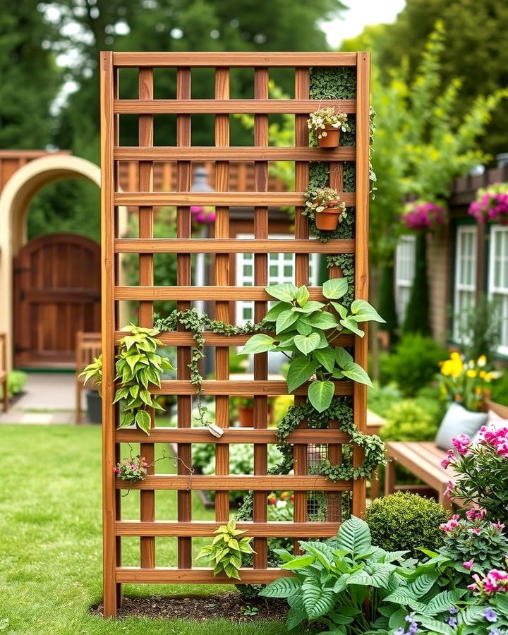 Freestanding Trellis Panel - 25 Trellis Ideas