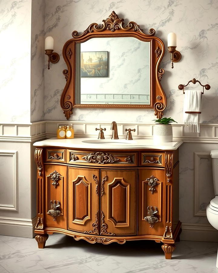 Freestanding Vanities for a Vintage Aesthetic - 25 Traditional Bathroom Ideas