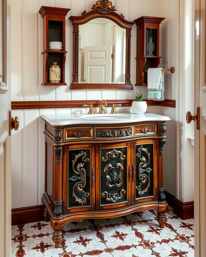 Freestanding Vanity Units - 25 Victorian Bathroom Ideas