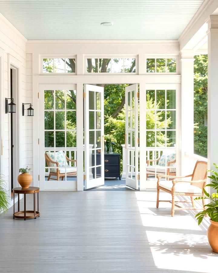 French Doors Connection - 30 Large Front Porch Ideas