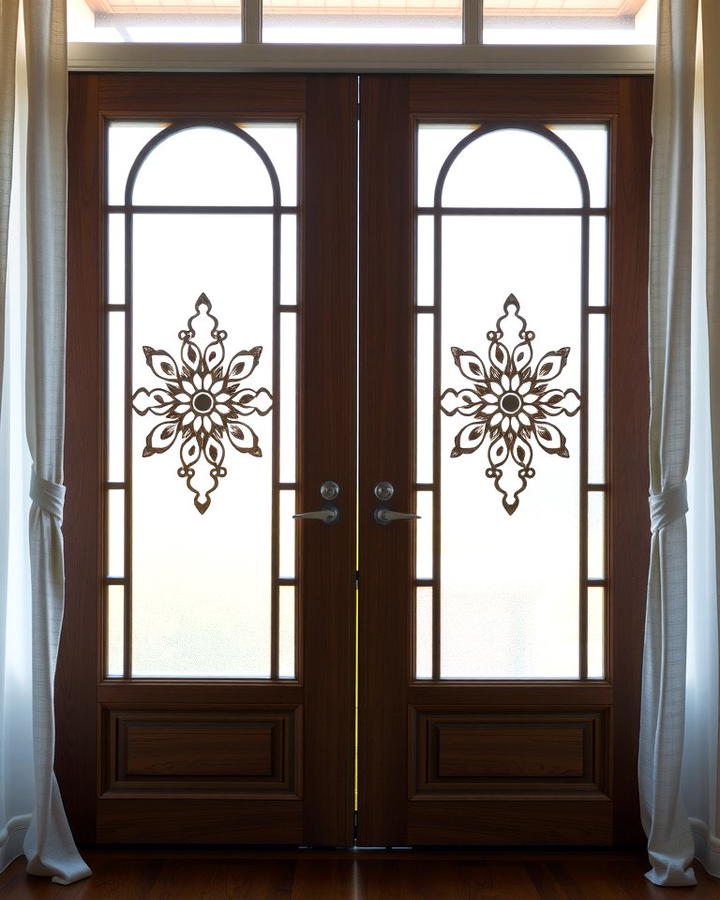 French Doors with Frosted Glass - 25 Patio Door Ideas