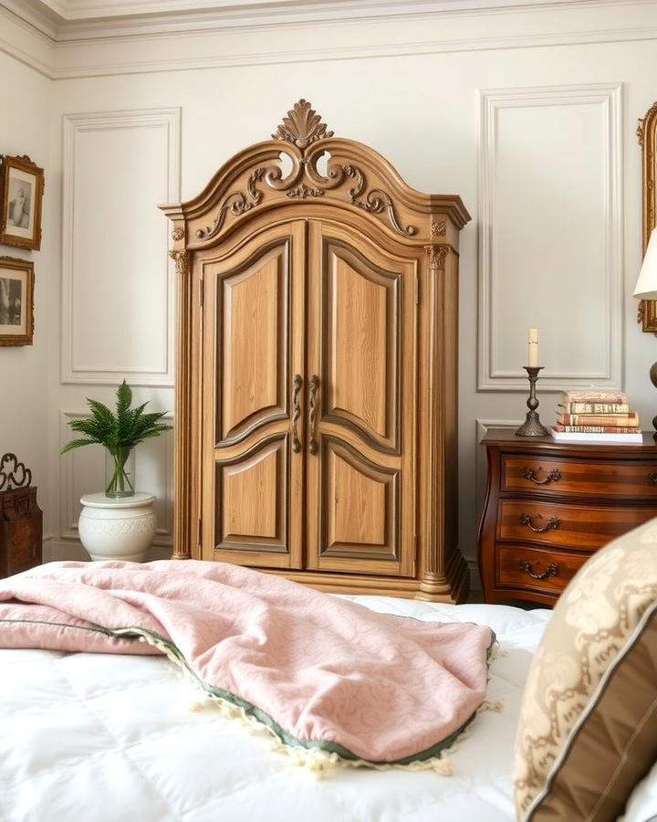 French Provincial Armoires - 30 French Bedroom Decor Ideas