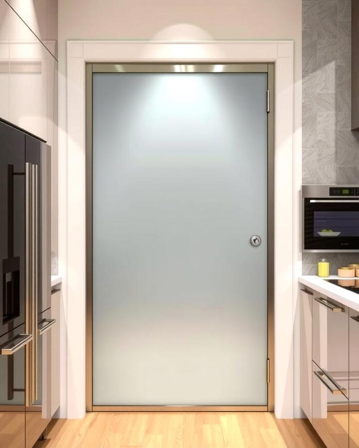 Frosted Glass Doors - 25 Pantry Door Ideas