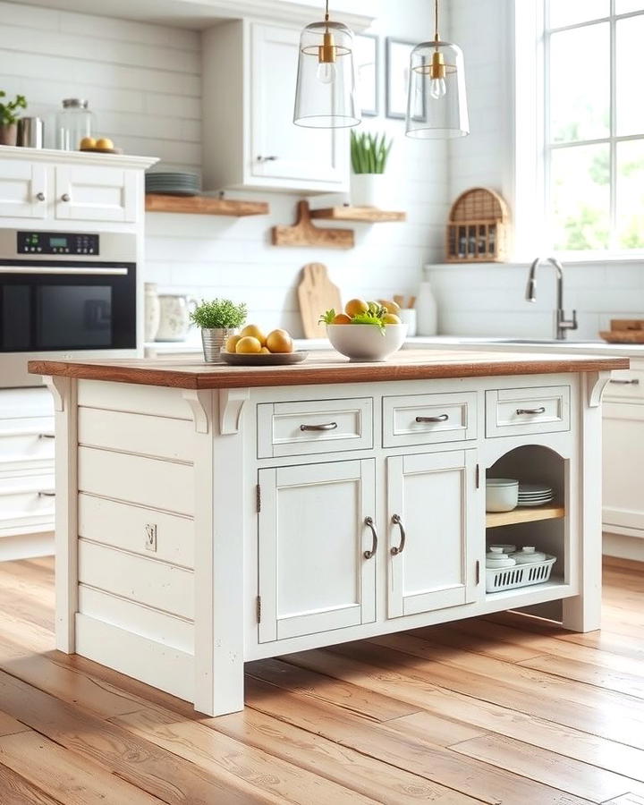 Functional Storage Solutions - 25 Shiplap Kitchen Island Ideas