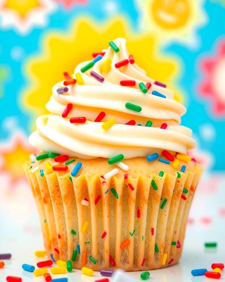 Funfetti Celebration - 30 Wedding Cupcake Ideas