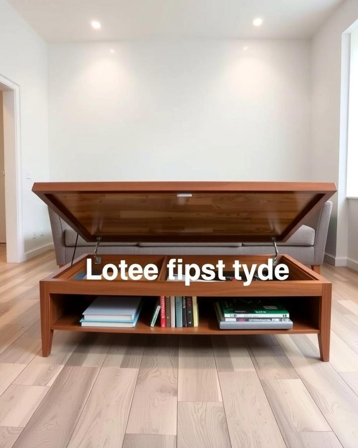Furniture with Lift Up Tops - 25 Small Apartment Storage Ideas