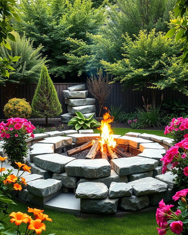 Garden Retreat Fire Pit - 25 Sunken Fire Pit Ideas