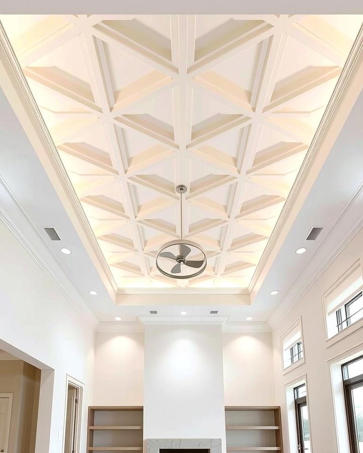 Geometric Patterns - 25 Reverse Tray Ceiling Ideas