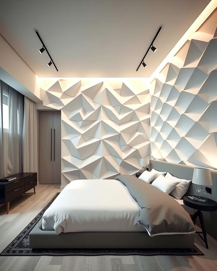 Geometric Textures for a Modern Edge - 25 Wall Texture Ideas