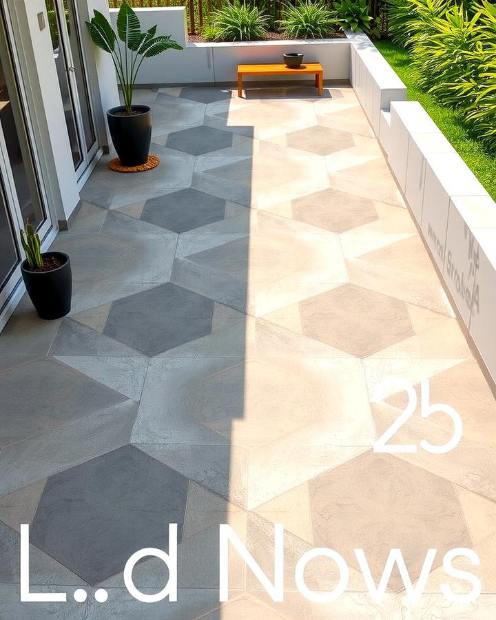 Geometric Tiles for a Modern Touch - 25 patio tile ideas