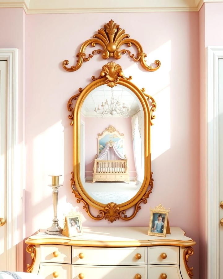 Gilded Mirrors - 25 Princess Nursery Ideas