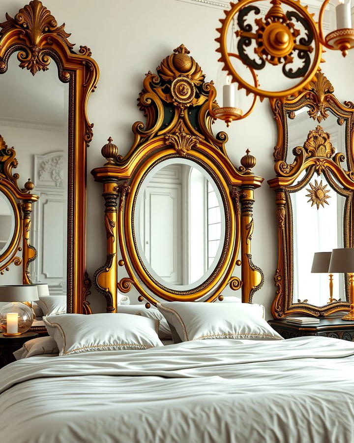 Gilded Mirrors - 25 Steampunk Bedroom Ideas