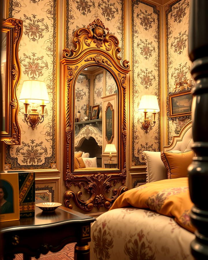 Gilded Mirrors - 25 Victorian Bedroom Ideas